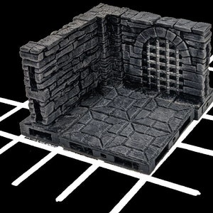 Prepainted Dungeon Set Magnetized Tiles, 28mm, Dungeons and Dragons, tabletop games, Pathfinder, Age of Sigmar, D&D image 4