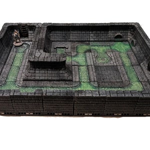 Sewers Set Magnetized Prepainted Tiles Starter for Dungeons and Dragons, Gaming Table, Pathfinder, Age of Sigmar, D&D image 3