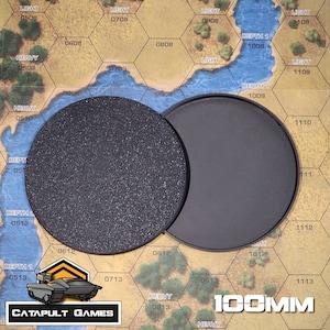 Round Bases for Warhammer 40k, Age of Sigmar, Necromunda, D&D, Tabletop Wargames 100mm