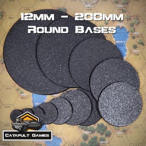Round Bases for Tabletop Wargames