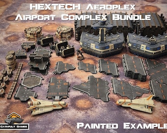 HEXTECH Aeroplex Bundles 6mm Scale Terrain for Tabletop Wargames