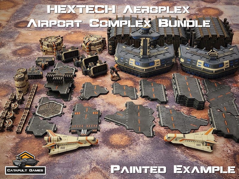 HEXTECH Aeroplex Bundles 6mm Scale Terrain for Tabletop Wargames - Etsy