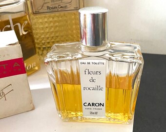 Caron Fleur De Rocaille 120 ml Toilette  Parfum perfum vintage collection Ancien