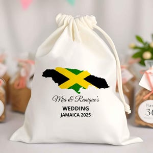 Personalisierte Jamaika Ziel Hangover Kit - Winter Feier Geschenke - Jamaika Flagge - Jamaika Beach Party - Jamaika Urlaubsbevorzugungen Taschen