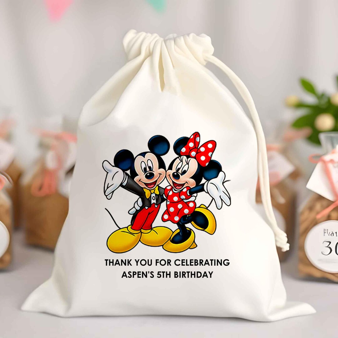 Mickey Mouse Clubhouse Party Favor Treat Bags, 8ct - Walmart.com