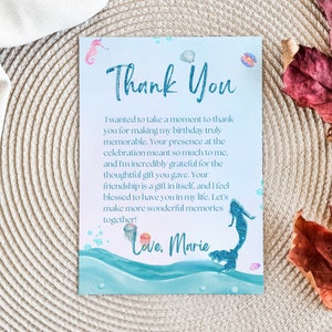 Mermaid Birthday Invitation Package Mermaid Decorations My Mermaid Splash Party Decorations EDITABLE Invitation Activity Kit Ocean-themed immagine 7