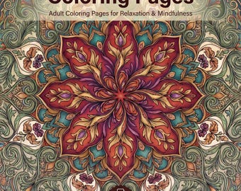 25 Printable Intricate Mandala Coloring Pages for Adults