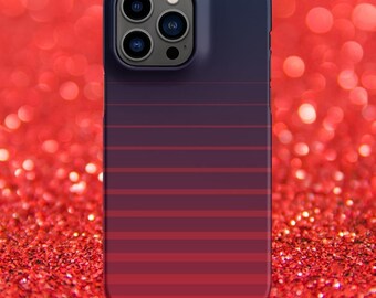 Rot zu Lila Farbverlauf Handyhülle: Leuchtendes Ombre für iPhone 11-15