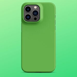 Premium Pure Green | Aesthetic Phone Case | iPhone 16 Pro Max | Phone Case | Tough Case