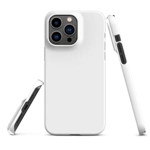 Premium Reinweiß | Ästhetische Handyhülle | iPhone 16 Pro Max | Handyhülle | Robuste Hülle