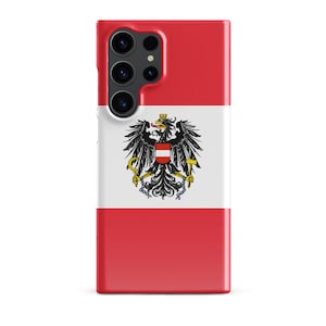 Austria Flag Samsung Galaxy Phone Case for Samsung S24 and Samsung S23 for Patriots