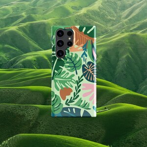Jungle Flowers Samsung Galaxy S24 Ultra Case - Dense Floral Design