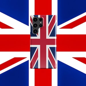 UK Flag Samsung Galaxy Phone Case for Samsung S24 and Samsung S23 for Patriots