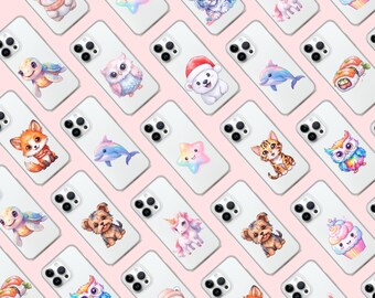 Kawaii Animal Phone Case: Colorful Cute Designs for iPhone 16-17 Pro Max