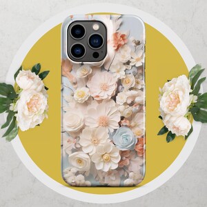 Rococo Plant Phone Case | Botanical Phone Case | Aesthetic Phone Case | Floral Phone Case | Tough Case