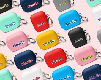 Personalized AirPods Case with Keyring: Custom TPU Cover
