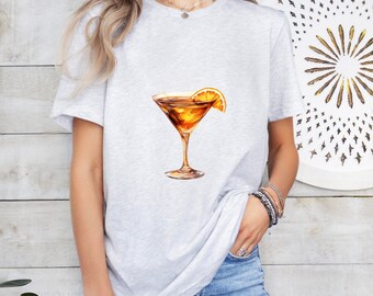 Revolver Cocktail Shirt, Bourbon Graphic Tee (Unisex S-XL)