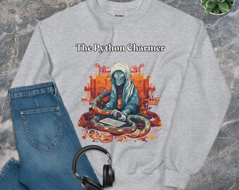 Python Charmer Entwickler Sweatshirt | Frauen in der Technik | Programmier-Shirt | Entwickler Geschenk