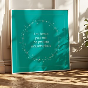 Empowerment and confidence digital print, inspirational wall art for personal growth, mantra, mindfulness, personal development, decoration