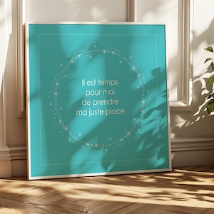 Empowerment and confidence digital print, inspirational wall art for personal growth, mantra, mindfulness, personal development, decoration
