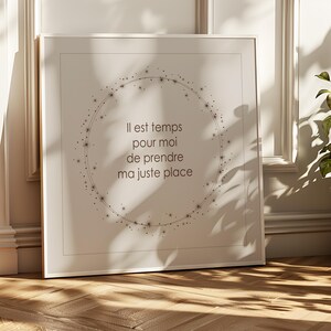 Empowerment and confidence digital print, inspirational wall art for personal growth, mantra, mindfulness, personal development, decoration