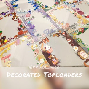 Voorgedecoreerde bovenladers | Decoratie voor bovenlader | Kpop | Verzamelkaarten | Decoratie | @Kkura_deco