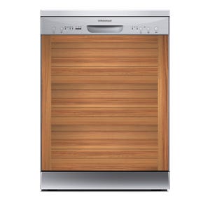 Dishwasher Magnet Cover  Kitchen Decoration  Dishwasher wrap  Waterproof  Easy to Install  Easy to Remove | Wood PF10