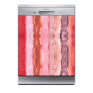 Dishwasher Magnet Cover  Kitchen Decoration  Dishwasher wrap  Waterproof  Easy to Install  Easy to Remove | Wood 19