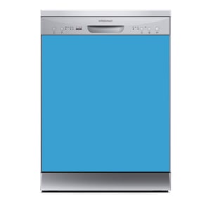 Dishwasher Magnet Cover  Kitchen Decoration  Dishwasher wrap  Waterproof  Easy to Install  Easy to Remove | Sky Blue 056