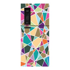 Fridge Wrap Refrigerator Wrap Vinyl French Door Side by Side Top Bottom Door Decorative Fridge Decal Self Adhesive Kitchen Decor - 528