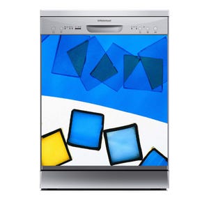 Dishwasher Magnet Cover  Kitchen Decoration  Dishwasher wrap  Waterproof  Easy to Install  Easy to Remove Figure fo08