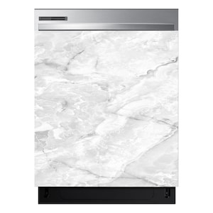 Dishwasher Magnet Cover Kitchen Decoration Dishwasher wrap Waterproof Easy to Install Easy to Remove | Marble 180EG