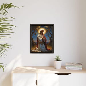 Jesus Christ Canvas Print: Garden of Gethsemane, Christian Home Decor