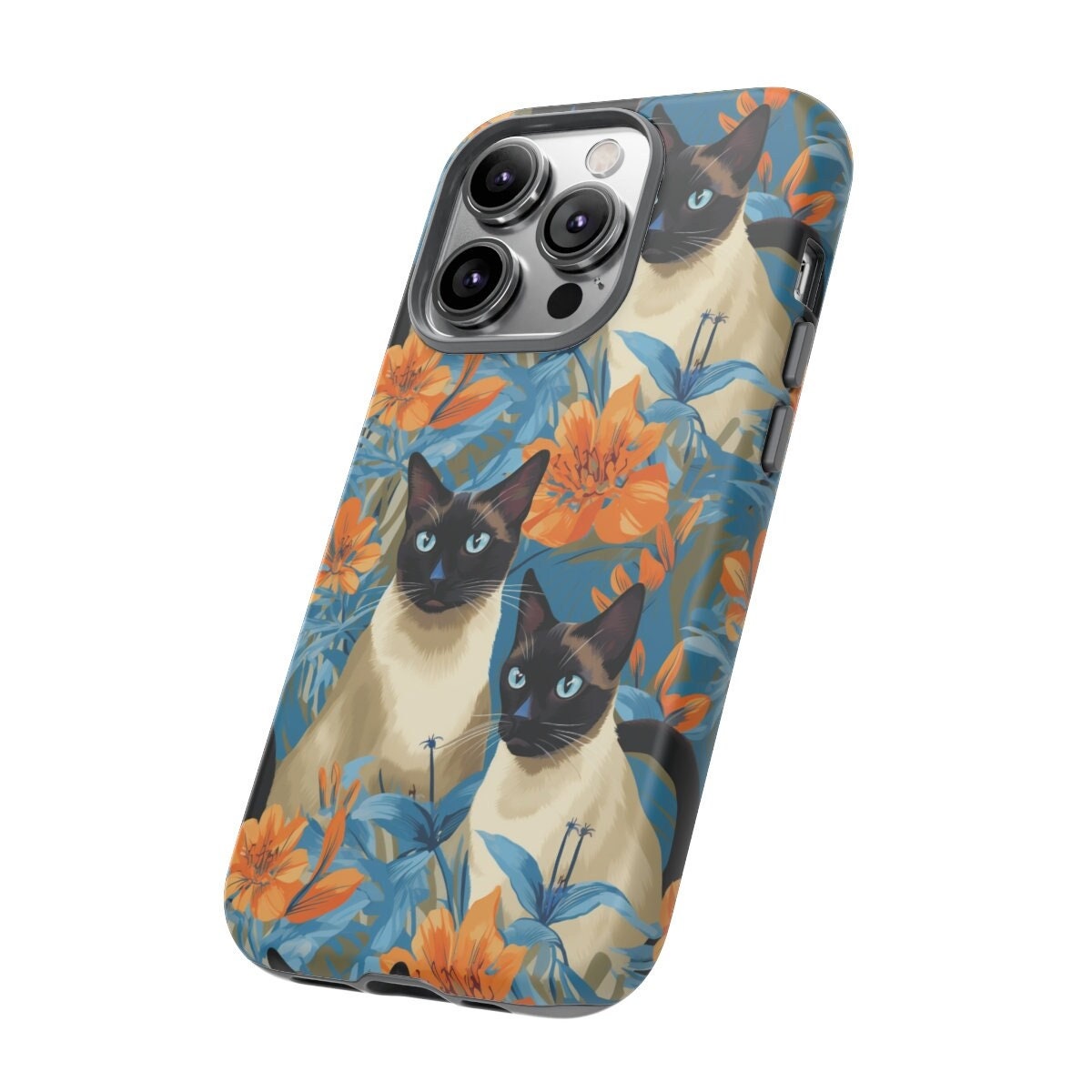 Siamese Cat Phone Case Wallet Siamese Cat Phone Case Wallet