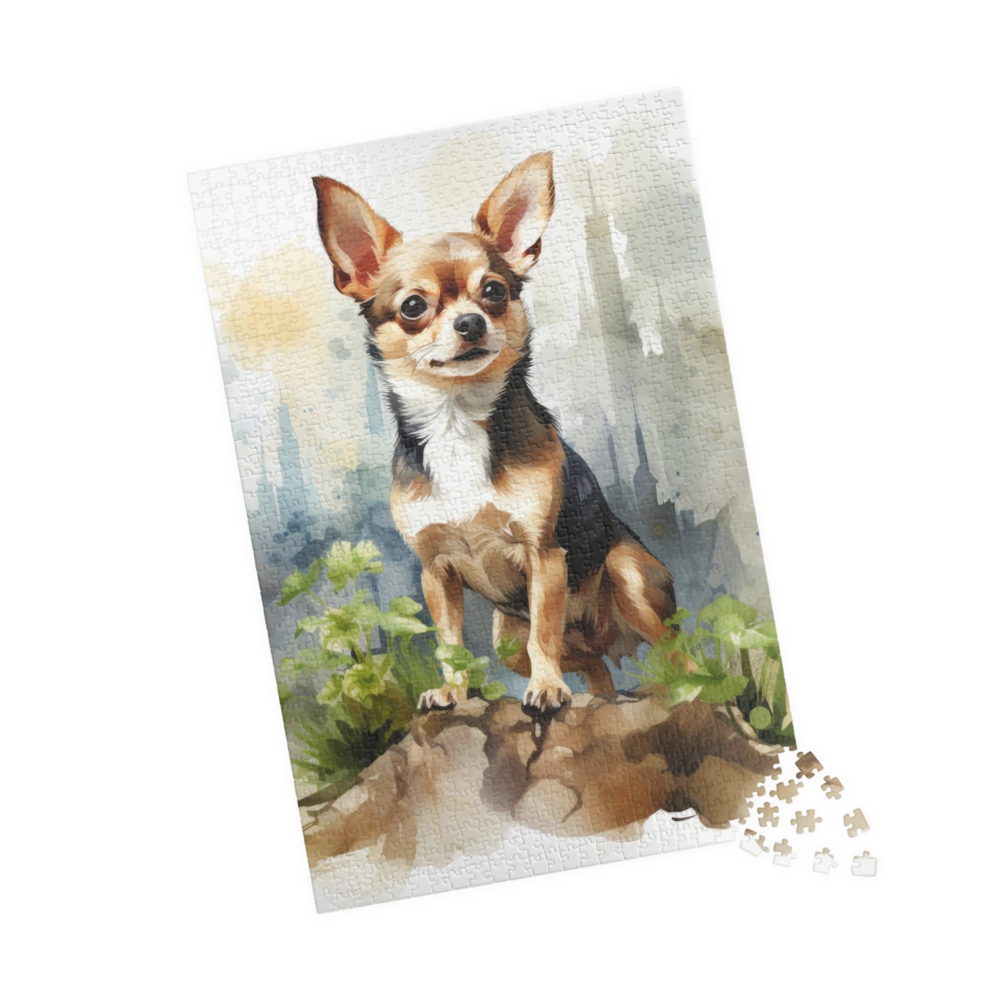 Wooden Jigsaw Puzzle-Cute Chihuahua-2