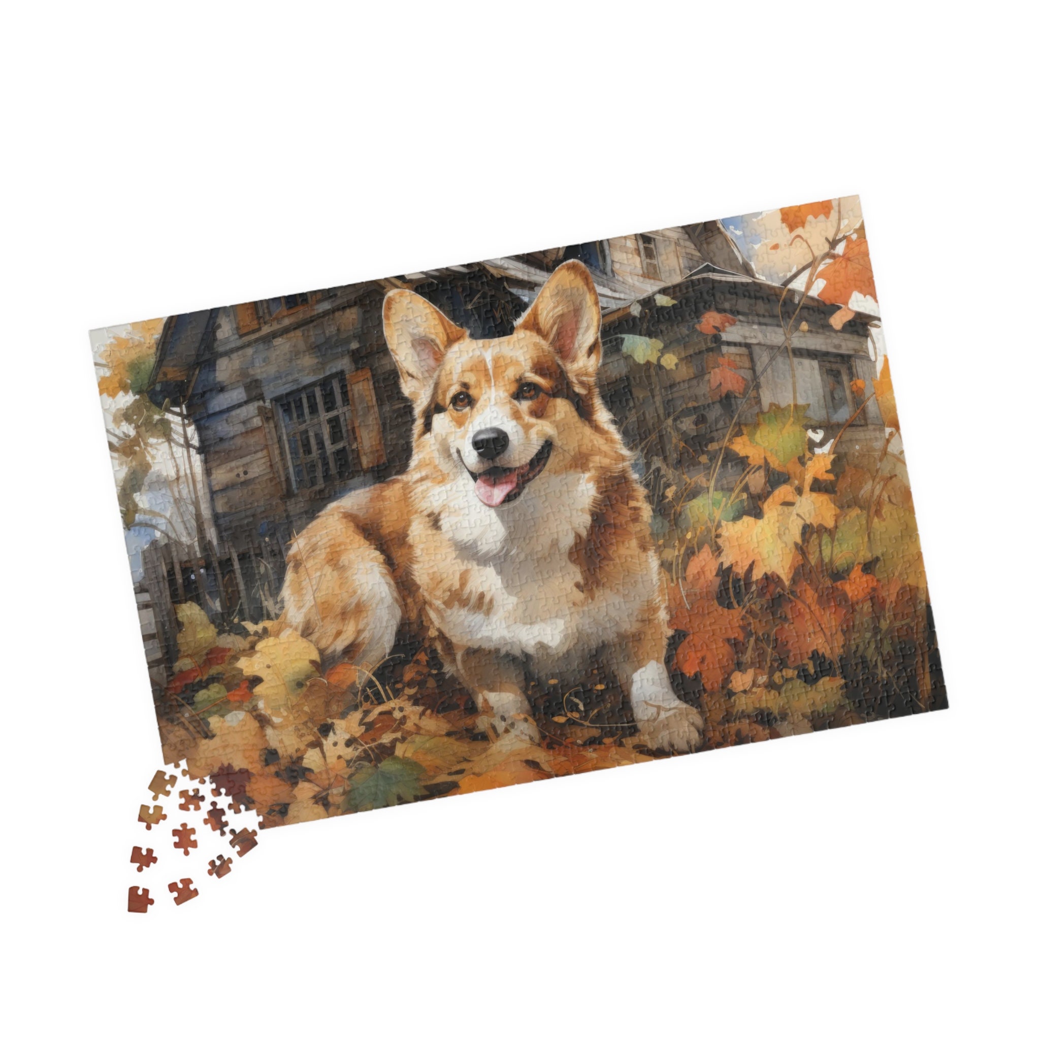 Corgi Jigsaw Puzzle - Floral 110 pcs Corgi Jigsaw Puzzle - Floral 110 pcs