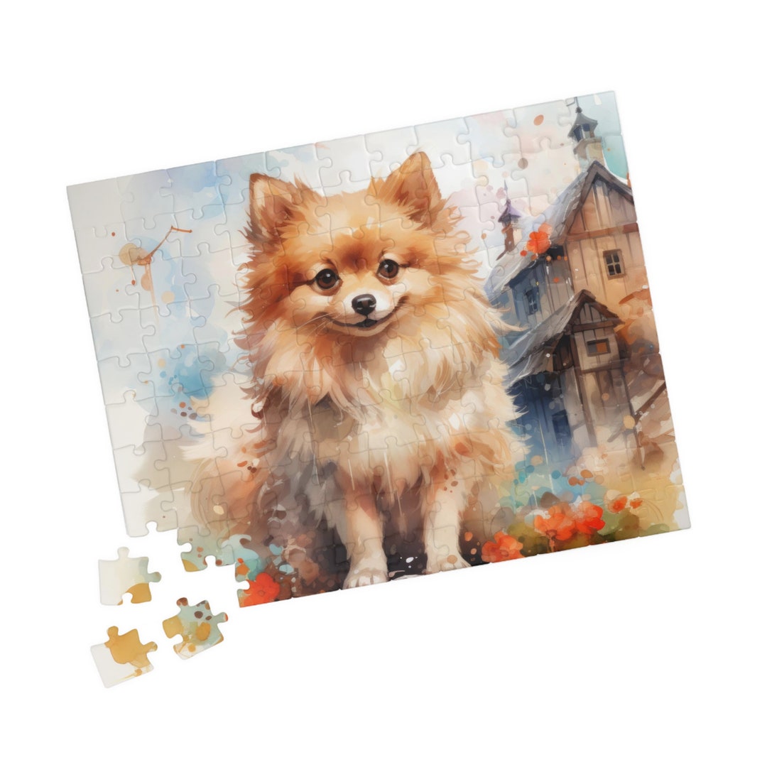 Pomeranian Dog Puzzle Cream Pomeranian Puzzle (110 252 500 1014pc Pomeranian Dog Puzzle Cream Pomeranian Puzzle (110 252 500 1014pc