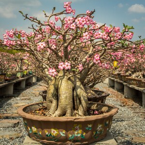 Exotic Adenium Flower Seeds Trio Grow Your Own Arabicum Mix, Ideal for Plant Lovers, Thoughtful Green Thumb Gift image 4