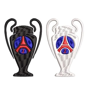 PSG Paris Saint-Germain champion Embroidery  - Instant Download | DST, PES, Jef, Exp,Vp3, Emb