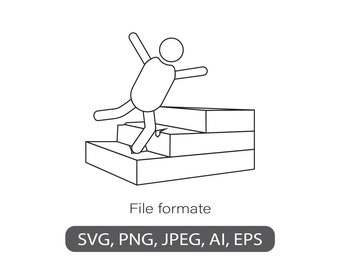 Trip hazard sing svg Caution Precaution Safety Danger Risk Slippery Floor Fall Mishap hazard sing svg png jpeg ai and eps files included