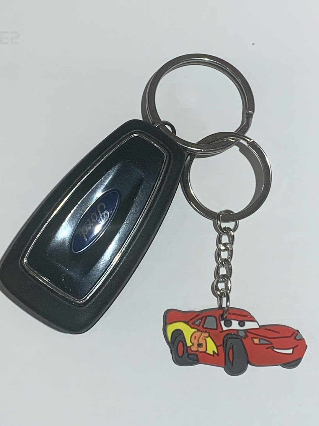 Lightning Mcqueen Keychain / Cars / Keyring /kachow Etsy