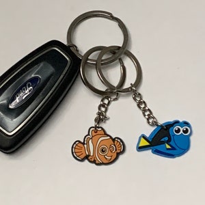 Finding Nemo Keychain - Dory keychain -keyring - Finding Dory - Nemo - key accessories