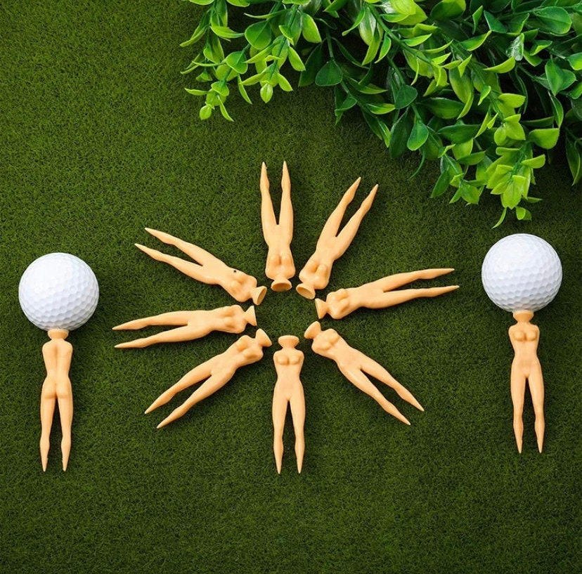 Funny Golf Tees/ Nude Golf Tees/ Women Shape Golf Tees/ Golf Etsy