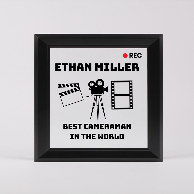 Personalized Gift for Photographer Movie Themed Wall Decor Etsy