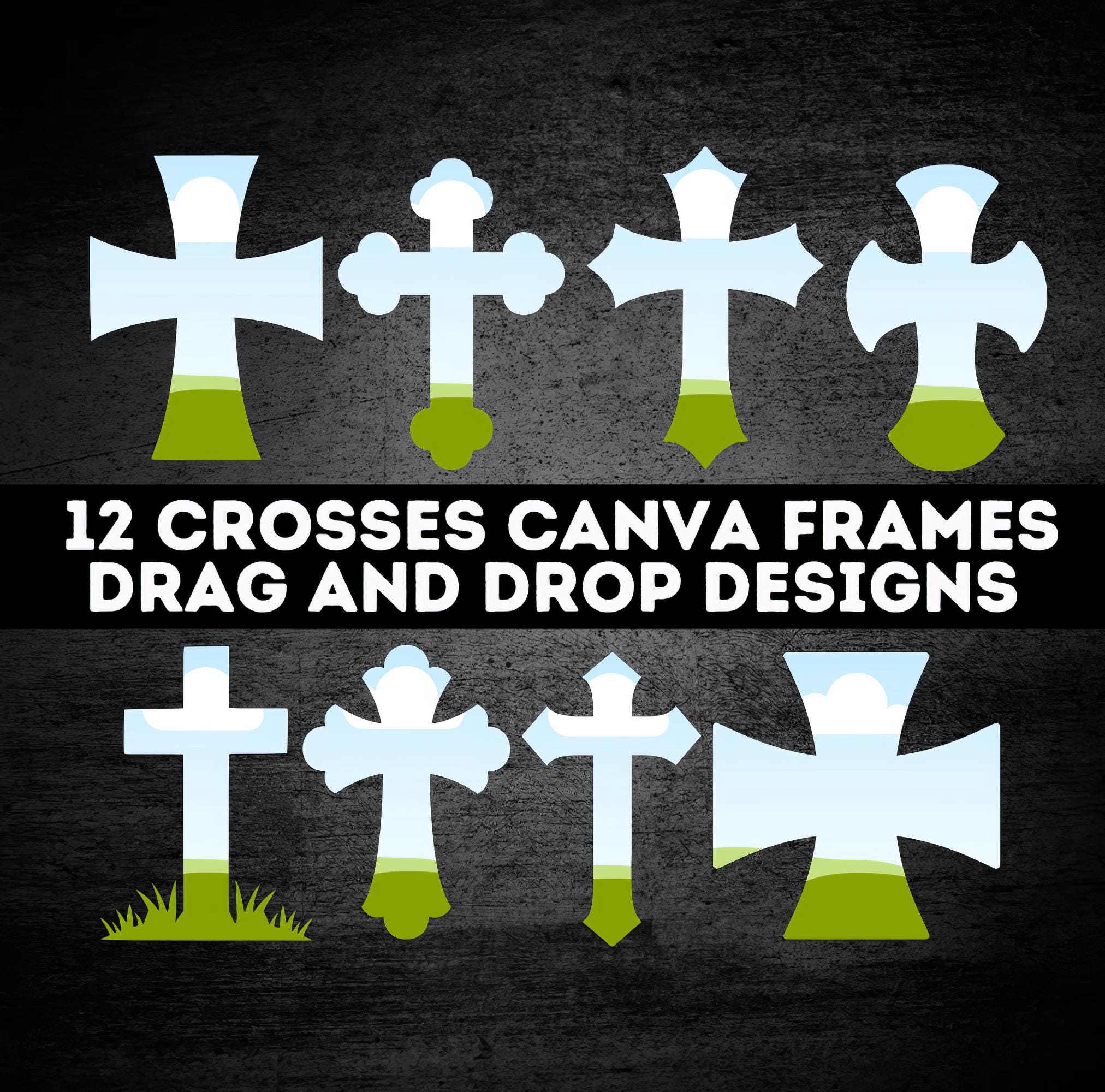 Pewter Cross Picture Frame – 1.5 X 2 Inch Tabletop Frame With Easel Back