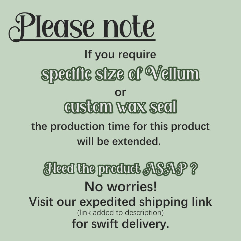 Pre-folded Vellum Jacket and Wax Seal Set Sized for 5x7 Invitations, A5/A6/4.6x7.2/5.25x7.75, Vellum Wrap, Translucent Vellum image 8