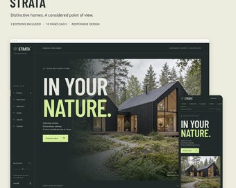 STRATA Nordic Immobilien-Website-Vorlage | HTML, React & Next.js