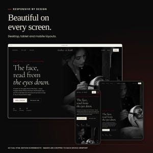 Atelier Kohl: actual responsive HTML layouts for desktop, tablet and mobile.