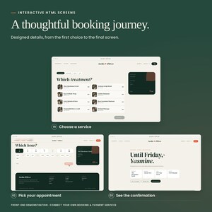 Jardin d'Hiver Botanical Spa Template | HTML, React & Next.js Bild 3