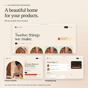 Webbplatsmall för Dar Zahra Salon | HTML, React och Next.js bild 4